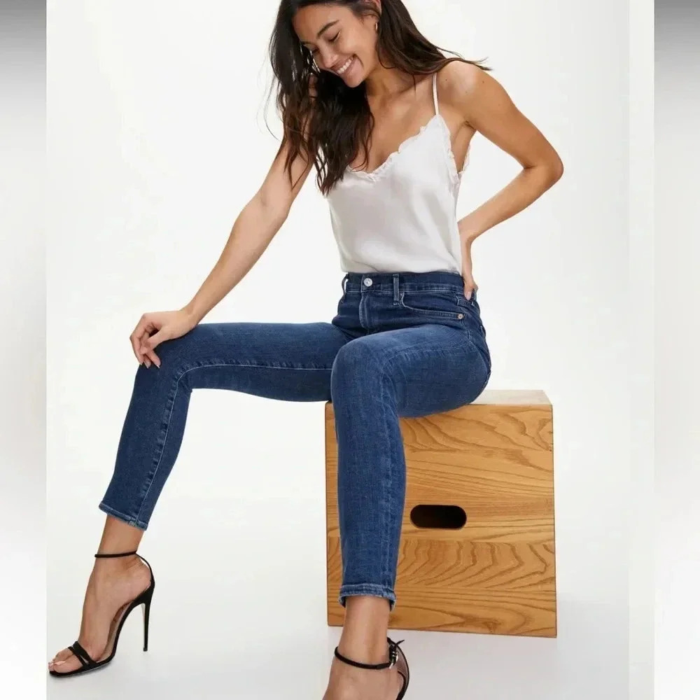 Citizen of humanity Rocket crop mid rise skinny